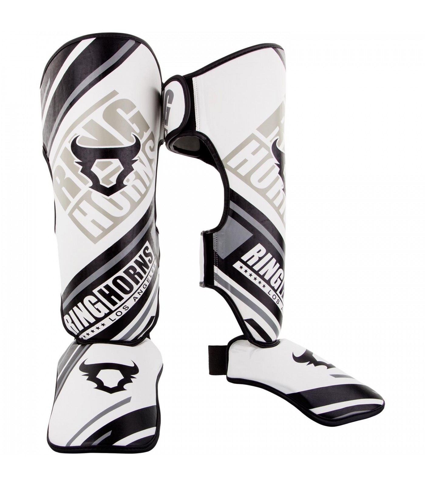 Протектори за крака - Ringhorns Nitro Shinguards Insteps / White​